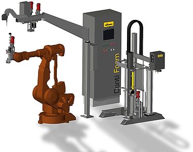 The compact and flexible plant system for the economical processing of closed-cell sealing foams